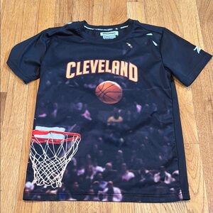 Zipway Cleveland Kids Basketball Graphic Tee - Black Size S
